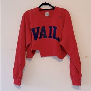 Furst of a Kind vintage cropped sweatshirt